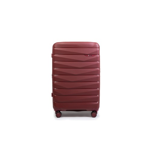 Βαλίτσα Μεγάλη Σκληρή Paulter 76cm 1024-75 Επεκτεινόμενη Μπορντω