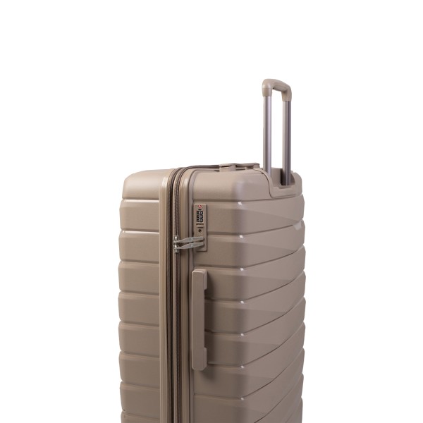 Βαλίτσα Μεγάλη Σκληρή Paulter 1024-75 Επεκτεινόμενη Μπεζ ΒΑΛΙΤΣΕΣ & ΣΑΚΟΙ ΤΑΞΙΔΙΟΥ