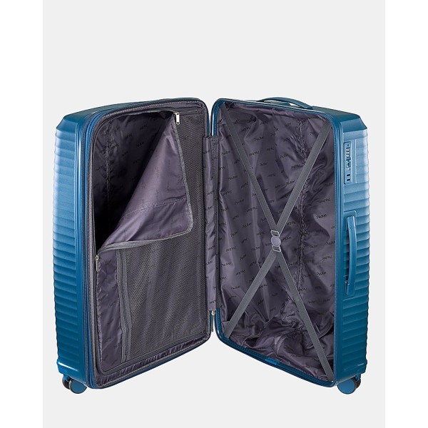 Βαλίτσα Μεσαία Σκληρή Paulter 1025-76 Επεκτεινόμενη Μπλε