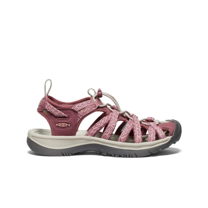 Keen Women's Whisper Γυναικεία Σανδάλια Rose Brown/Peach Parfait No38.5