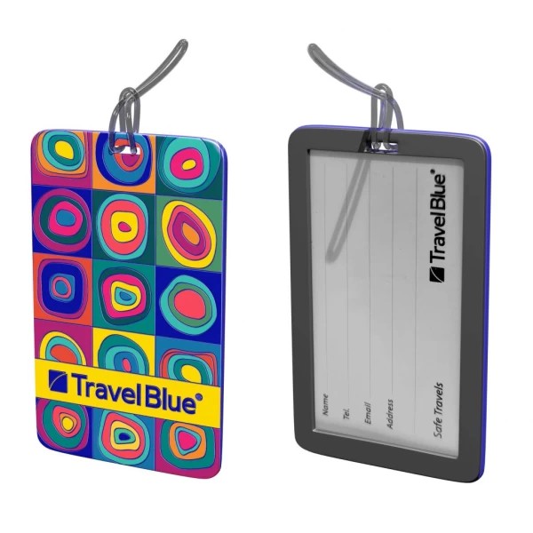 Ετικέτα Αποσκευών Travel Blue 103 Squares I.D. Tag Ετικέτα Αποσκευών Travel Blue 103 Squares I.D. Tag