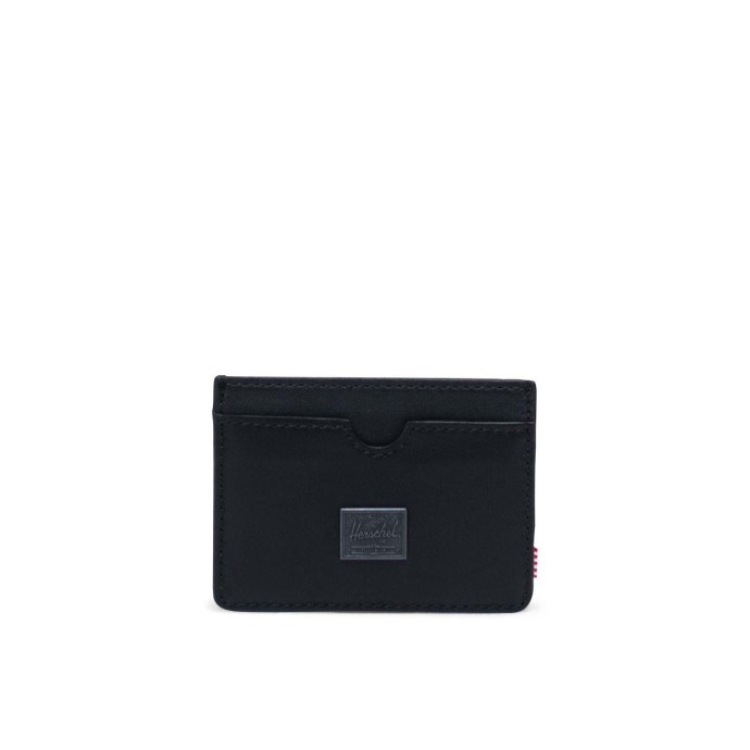 Πορτοφόλι Δερμάτινο Herschel Supply Co Charlie Leather RFID 10845-00001 Black