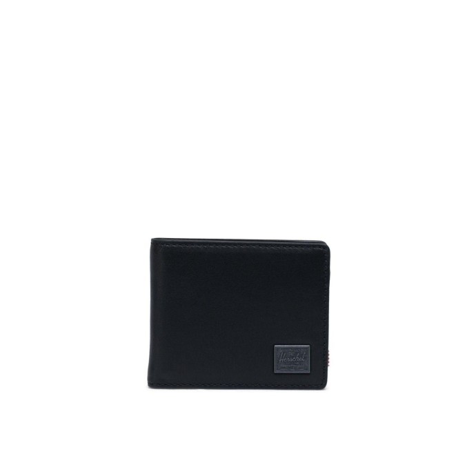Δερμάτινο Πορτοφόλι Herschel Supply Co Hank Wallet Leather 10850-00001 Black ΤΣΑΝΤΕΣ & ΠΟΡΤΟΦΟΛΙΑ