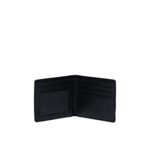 Δερμάτινο Πορτοφόλι Herschel Supply Co Hank Wallet Leather 10850-00001 Black ΤΣΑΝΤΕΣ & ΠΟΡΤΟΦΟΛΙΑ