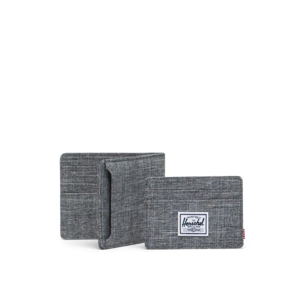 Πορτοφόλι Herschel Supply Co Andy Wallet RFID 10910-00919 Raven Crosshatch ΤΣΑΝΤΕΣ & ΠΟΡΤΟΦΟΛΙΑ
