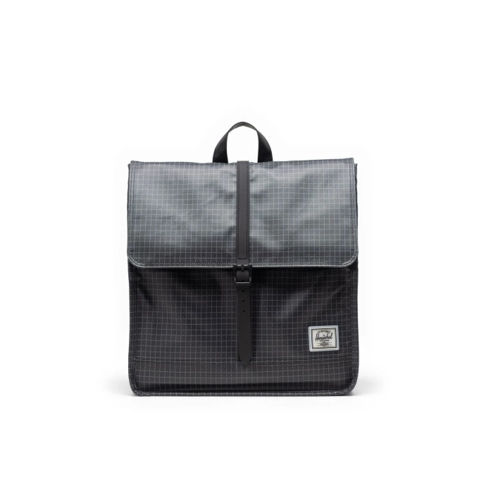 Σακίδιο Πλάτης Herschel City Backpack Mid-Volume Weather Resistant 10998-06813 Grid Black