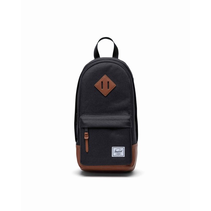 Σακίδιο Πλάτης Herschel Heritage Heritage Shoulder Bag 11388-00055 Black/Tan ΤΣΑΝΤΕΣ & ΠΟΡΤΟΦΟΛΙΑ