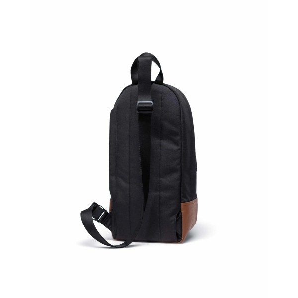 Σακίδιο Πλάτης Herschel Heritage Heritage Shoulder Bag 11388-00055 Black/Tan ΤΣΑΝΤΕΣ & ΠΟΡΤΟΦΟΛΙΑ