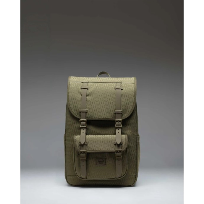Σακίδιο Πλάτης Herschel Little America Mid Volume Backpack 111391-07784 Ivy Green Diamond