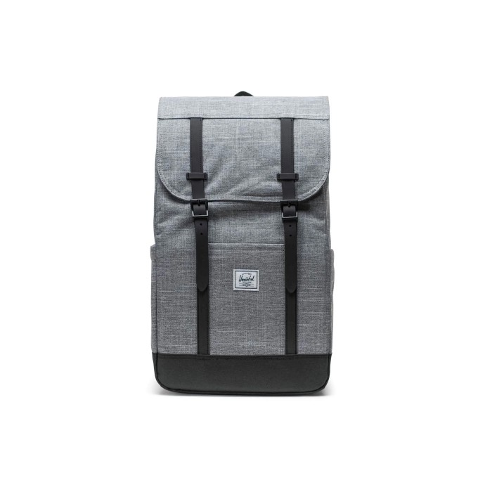 Σακίδιο Πλάτης Herschel Retreat Backpack 11397-00919 Raven Crosshatch ΣΑΚΙΔΙΑ ΠΛΑΤΗΣ