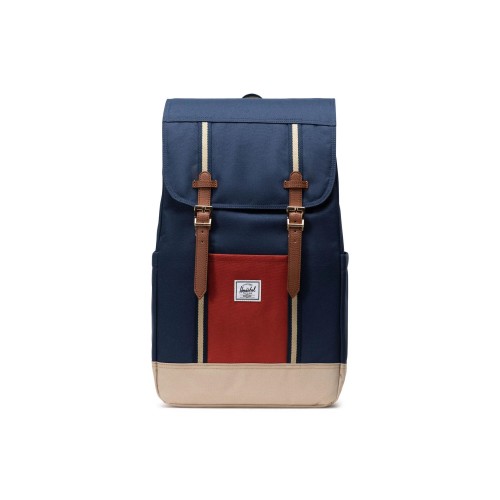 Σακίδιο Πλάτης Herschel Retreat Backpack 11397-06246 Black Iris/Red Ochre/Twill