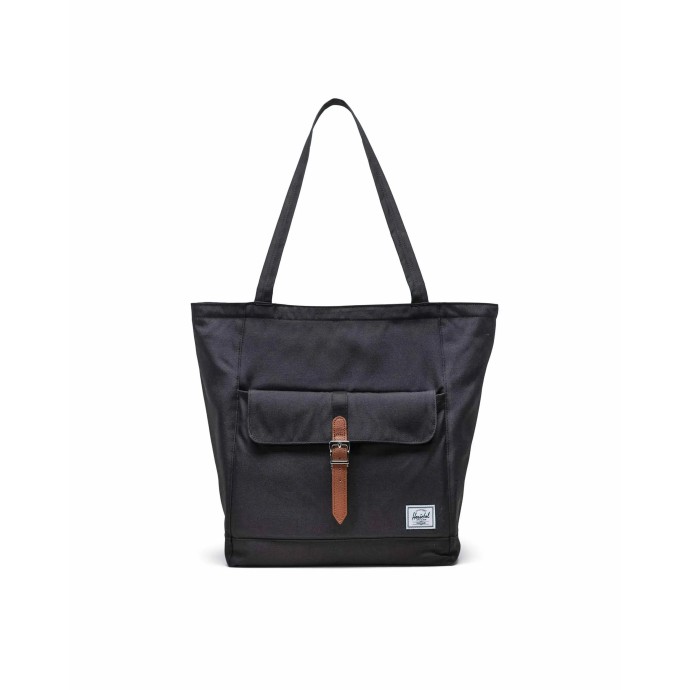 Τσάντα ώμου Herschel Supply Retreat Tote 11401-00001 Black ΤΣΑΝΤΕΣ & ΠΟΡΤΟΦΟΛΙΑ