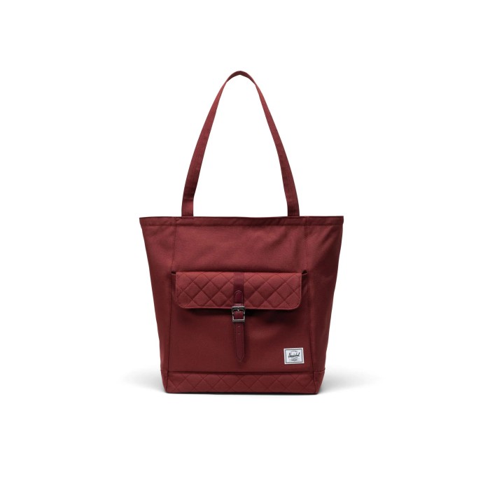 Τσάντα ώμου Herschel Supply Retreat Tote 11401-06501 Oxblood Red Quilted ΤΣΑΝΤΕΣ & ΠΟΡΤΟΦΟΛΙΑ