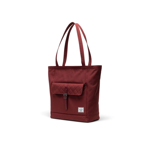 Τσάντα ώμου Herschel Supply Retreat Tote 11401-06501 Oxblood Red Quilted ΤΣΑΝΤΕΣ & ΠΟΡΤΟΦΟΛΙΑ