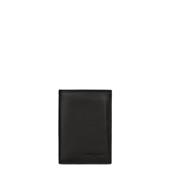 Πορτοφόλι Δερμάτινο Όρθιο Lancaster Soft Vintage Homme Large 120-13 Noir