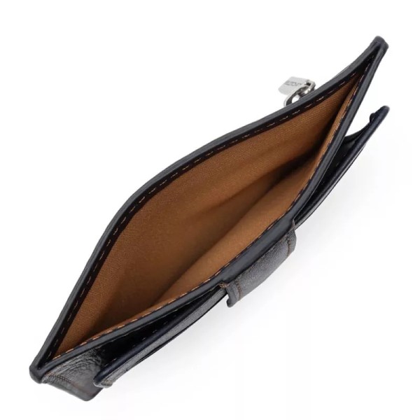 Καρτοθήκη Δερμάτινη Lancaster Soft Vintage Homme 120-41 Bleufonc Camel