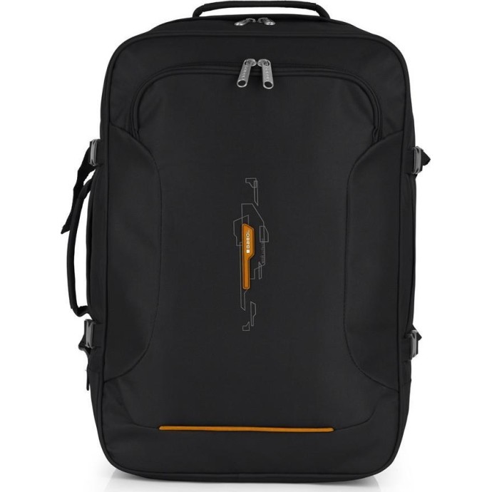 Σακίδιο Πλάτης - Χειραποσκευή Καμπίνας Gabol Week Travel Eco 122302 Μαύρο
