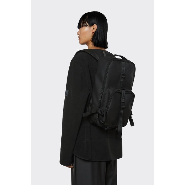 Σακίδιο Πλάτης Αδιάβροχο Rains Trail Rucksack 1230-01 Laptop 15'' Black ΣΑΚΙΔΙΑ ΠΛΑΤΗΣ