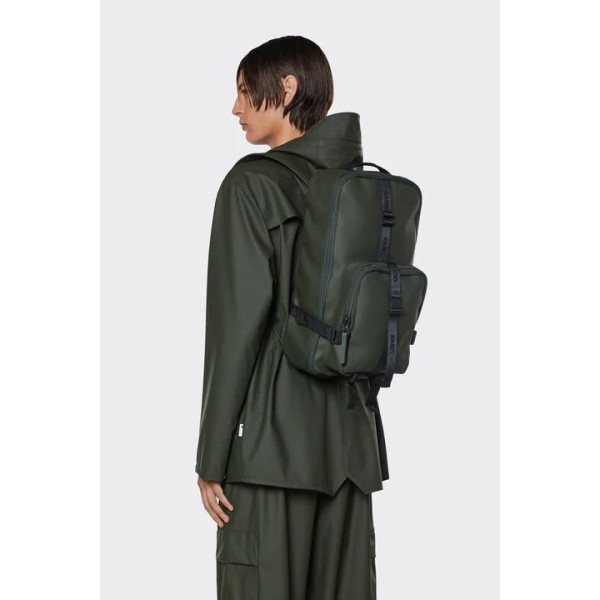 Σακίδιο Πλάτης Αδιάβροχο Rains Trail Rucksack 1230-03 Laptop 15'' Green ΣΑΚΙΔΙΑ ΠΛΑΤΗΣ