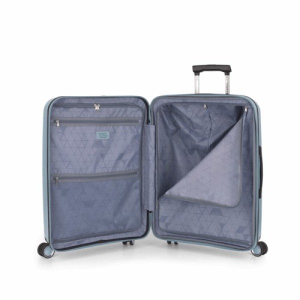Βαλίτσα Μεσαία Gabol Brouklyn 65x45x27/30cm Γαλάζιο