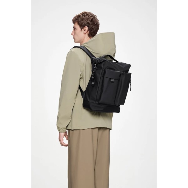 Σακίδιο Πλάτης Αδιάβροχο Rains Otaru Backpack 12960-01 Black