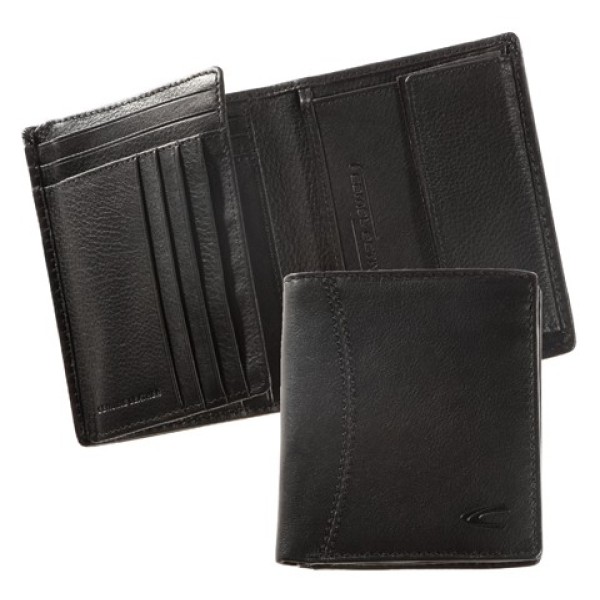 Πορτοφόλι Δερμάτινο Όρθιο Camel Active Cordoba 133-706-60 Μαύρο