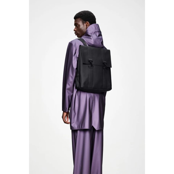 Σακίδιο Πλάτης Rains MSN Bag 1330-01 Black για Laptop 13-15.6'' ΣΑΚΙΔΙΑ ΠΛΑΤΗΣ