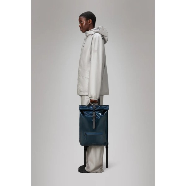 Σακίδιο Πλάτης Rains Rolltop Rucksack 13320-130 για Laptop 16'' Spill Σακίδιο Πλάτης Rains Rolltop Rucksack 13320-130 για Laptop 16'' Spill