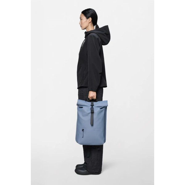 Σακίδιο Πλάτης Rains Rolltop Rucksack 113320-172 Laptop 16'' Blue Dusk