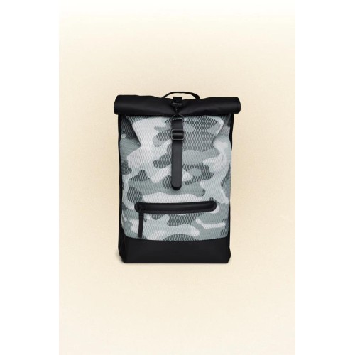 Σακίδιο Πλάτης Rains Rolltop Rucksack 1334-62 Camo για Laptop 15''