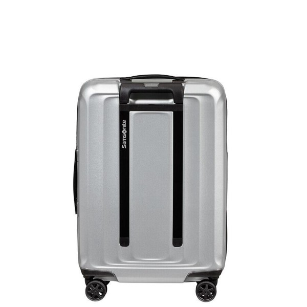 Βαλίτσα Καμπίνας Σκληρή Samsonite Nuon Spinner 55cm 134399-4052 Matt Silver