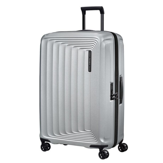 Βαλίτσα Σκληρή Samsonite Nuon Spinner 75cm 134402-4052 Matt Silver ΒΑΛΙΤΣΕΣ & ΣΑΚΟΙ ΤΑΞΙΔΙΟΥ