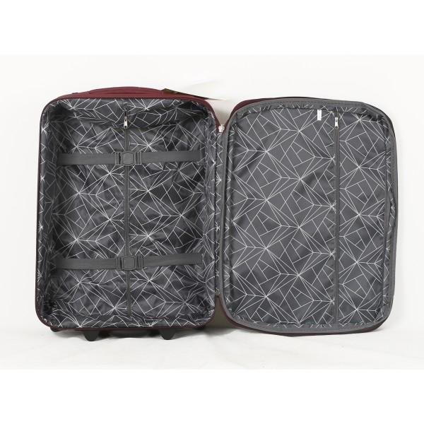 Βαλίτσα Καμπίνας Υφασμάτινη RCM 13827-55 Μπορντό