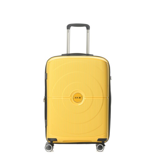 Βαλίτσα Μεσαία Σκληρή RCM 140-65 Επεκτεινόμενη Κίτρινο