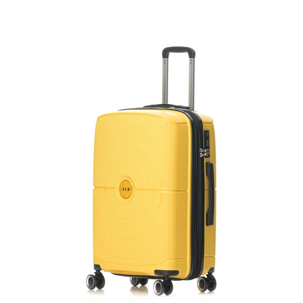 Βαλίτσα Μεσαία Σκληρή RCM 140-65 Επεκτεινόμενη Κίτρινο ΒΑΛΙΤΣΕΣ & ΣΑΚΟΙ ΤΑΞΙΔΙΟΥ