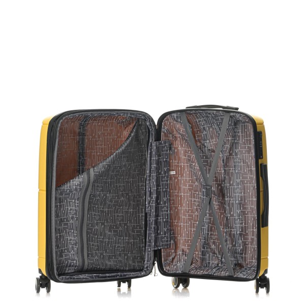 Βαλίτσα Μεσαία Σκληρή RCM 140-65 Επεκτεινόμενη Κίτρινο ΒΑΛΙΤΣΕΣ & ΣΑΚΟΙ ΤΑΞΙΔΙΟΥ