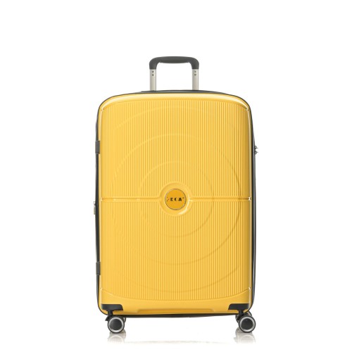 Βαλίτσα Μεγάλη Σκληρή RCM 140-75 Επεκτεινόμενη Κίτρινο