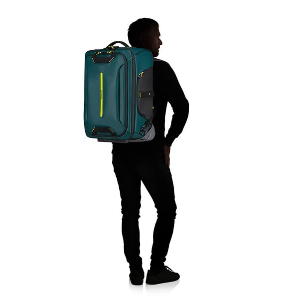 Σακίδιο Πλάτης Καμπίνας - Τροχήλατο Samsonite Ecodiver 55cm 140882-A567 Dark Teal/Lime