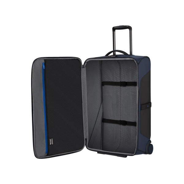 Βαλίτσα Μεσαία -Σακβουαγιάζ Tροχήλατο Samsonite Ecodiver Duffle Spinner 67cm 140883-2165 Blue Nights ΒΑΛΙΤΣΕΣ & ΣΑΚΟΙ ΤΑΞΙΔΙΟΥ