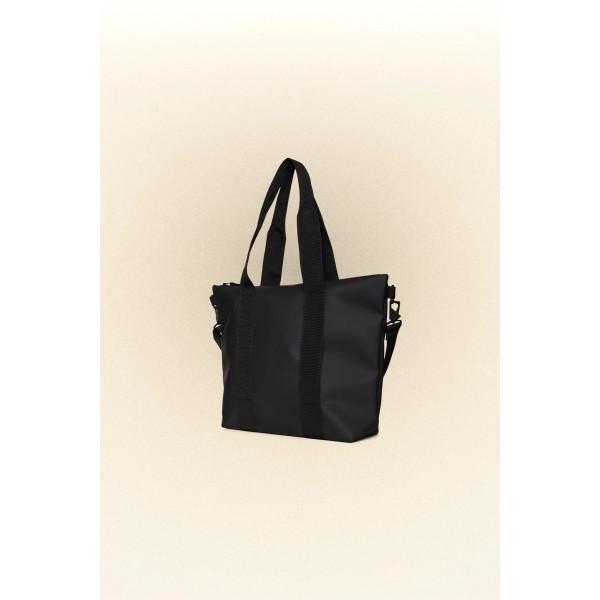 Τσάντα Rains Tote Bag Mini 1416-01 Black ΤΣΑΝΤΕΣ & ΠΟΡΤΟΦΟΛΙΑ