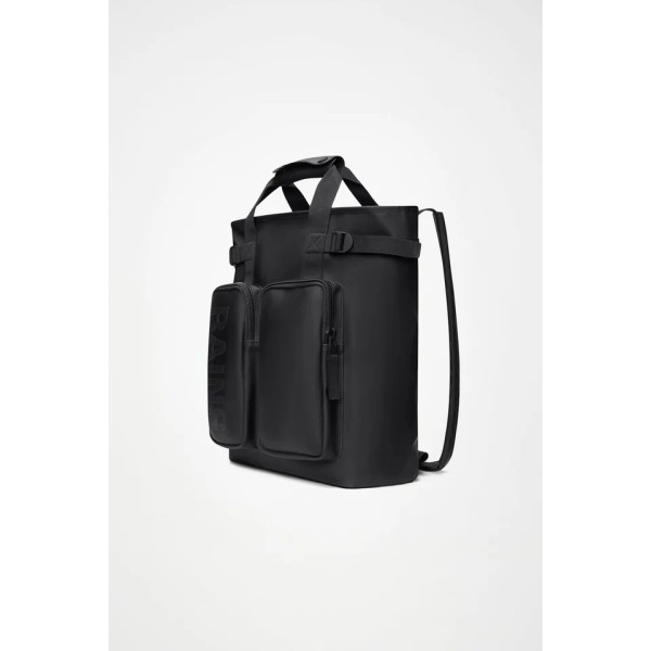 Τσάντα Rains Texel Tote Backpack 14240-01 Black ΤΣΑΝΤΕΣ & ΠΟΡΤΟΦΟΛΙΑ