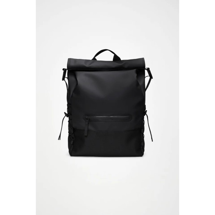 Σακίδιο Πλάτης Rains Trail Rolltop Backpack 1432-01 Black για Laptop 15'' ΣΑΚΙΔΙΑ ΠΛΑΤΗΣ