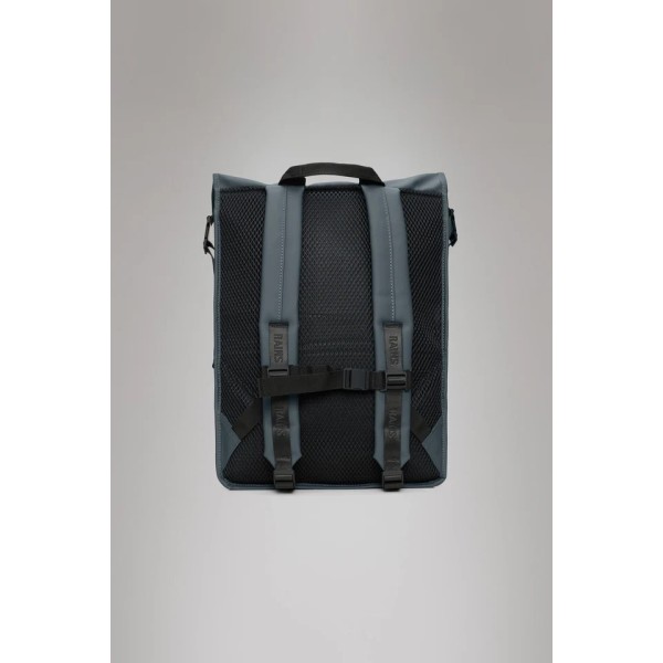 Σακίδιο Πλάτης Rains Trail Rolltop Backpack 14320-124 Lagoon για Laptop 15''