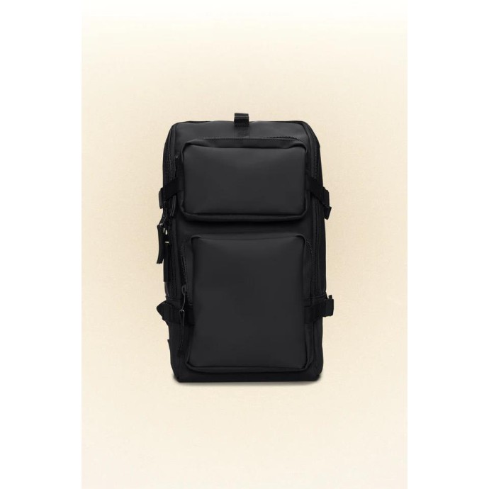 Σακίδιο Πλάτης Rains Trail Cargo Backpack 1433-01 Black για Laptop 13'' ΣΑΚΙΔΙΑ ΠΛΑΤΗΣ