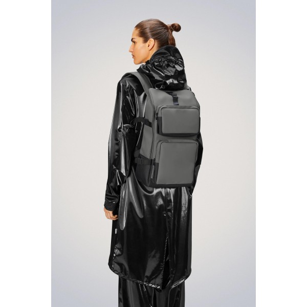 Σακίδιο Πλάτης Rains Trail Cargo Backpack 1433-13 για Laptop 13'' Grey ΣΑΚΙΔΙΑ ΠΛΑΤΗΣ