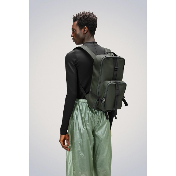 Σακίδιο Πλάτης Αδιάβροχο Rains Trail Rucksack 1435-03 Laptop 15'' Green ΣΑΚΙΔΙΑ ΠΛΑΤΗΣ