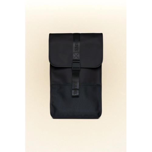 Σακίδιο Πλάτης Αδιάβροχο Rains Trail Backpack 1440-01 Black για Laptop 14''
