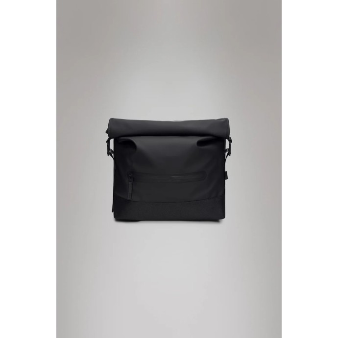 Τσάντα Ώμου Αδιάβροχη Rains Trail Rolltop Messenger 1449-01 Black για Laptop 16' Black ΤΣΑΝΤΕΣ & ΠΟΡΤΟΦΟΛΙΑ