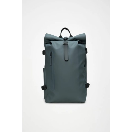 Σακίδιο Πλάτης Rains Rolltop Rucksack Large 14590-153 για Laptop 16'' Dark Grey
