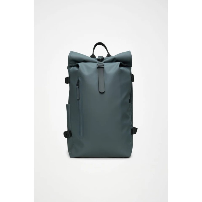 Σακίδιο Πλάτης Rains Rolltop Rucksack Large 14590-153 για Laptop 16'' Dark Grey